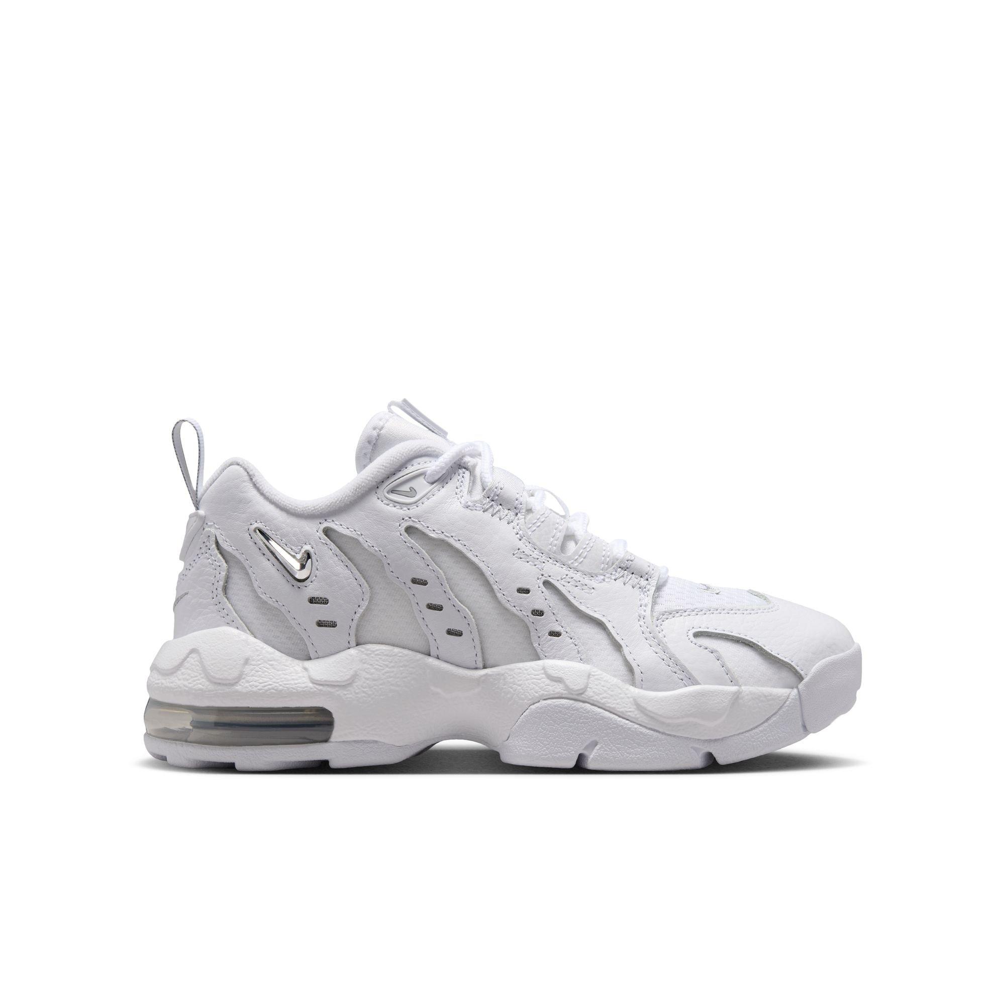 Nike Air DT Max '96 Low "White/Metallic Silver" Grade School Kids' Shoe - WHITE/METALLIC SILVER